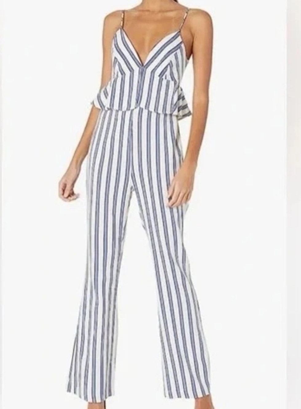 NEW BCBGeneration Striped Jumpsuit Size 10